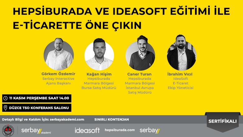 Hepsiburada ve IdeaSoft Eğitimi İle E-Ticarette Öne Çıkın